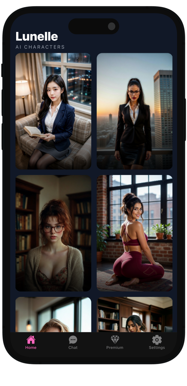 Lunelle app screenshot